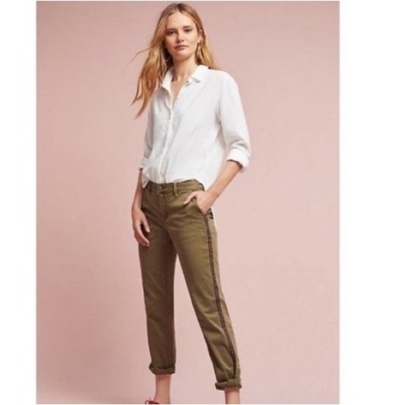 Anthropologie Pants - Anthropologie chino relaxed pants